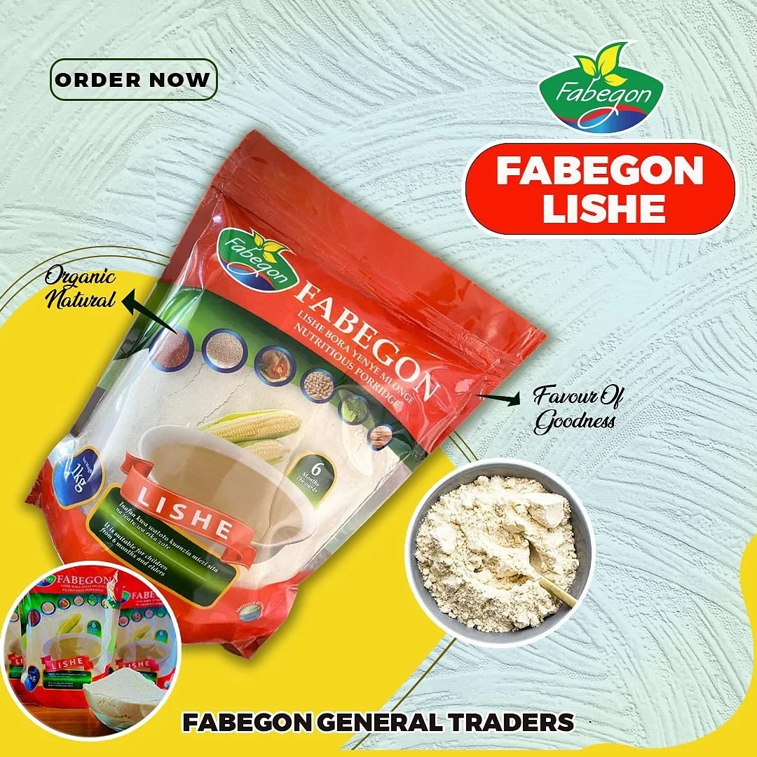 FABEGON nutritious porridge flour promotional artwork